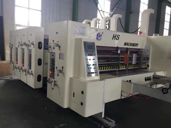 Corrugated Carton Box Die Cutting Machine Axial Position Cycling Moving