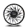 Buy cheap Passenger car forged aluminum alloy wheel 18-22 inch pcd112 108 115 120 130 black painted machined rim from wholesalers