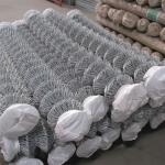 Outdoor 3.0mm Wire Dia Pvc Coating Galvanized Chain Link Fence Roll 50ft