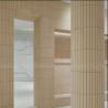 Buy cheap Mosaic Light Yellow Clothing Store Marble Stone Tile Long Strip Commercial Background Wall Tiles from wholesalers