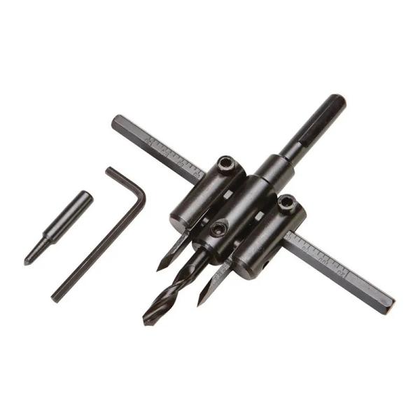 Buy cheap Carbon Steel Adjustable Circle Hole Cutter 30-120mm 38-42 HRC from wholesalers