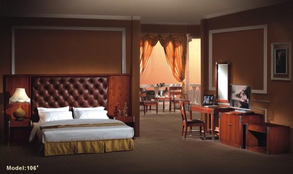 Buy cheap King Size Restaurant Hotel Bedroom Furniture Sets ISO9001 Certified from wholesalers