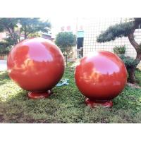 Buy cheap 25cm Copper Stainless Steel Garden Decorative Balls Ornaments Powder Coating product