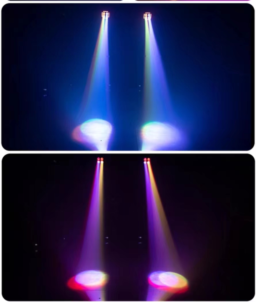 4X60W RGBW 4in1 Zoom LED Beam Washer Moving Head Stage Light with LitePro DLX Layout
