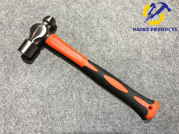 Buy cheap 8OZ Size Forged Steel Ball peen Hammer With Polishing Surface And Colored Plastic Handle from wholesalers