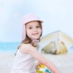 ODM Neck Cover Babys Summer Hat Cotton 43cm 55cm Ear Flap Hats