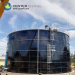 Glass Fused 20m3 Bolted Steel Water Tanks For bulk material