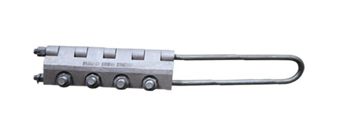 Bolt Type Round Steel Wire Rope Clamp , Heavy Duty Tension Resistance Steel Cable Clamps