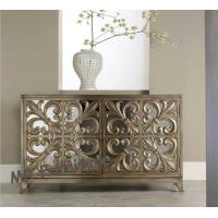 Buy cheap Living Room Mirrored Tv Corner Unit Brass Gold Color Fashion Design product