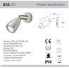 Buy cheap Interior top quality modern design 3W bedroom led wall lighting foldable wall light for bedside for villa from wholesalers
