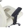 Buy cheap 28KG Leather Office Swivel Chairs PU Armrest Convertible White Leather Executive Office Chair from wholesalers