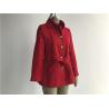 Buy cheap Melton Material Ladies Wool Coat / Ladies Black Single Breasted Coat TW48127 from wholesalers