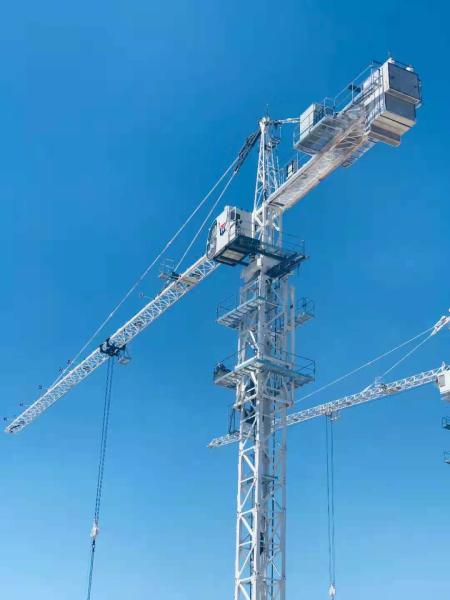 Buy cheap Topkit Jib 50 Meters 6ton Construction Tower Crane With Telescoping Cage from wholesalers