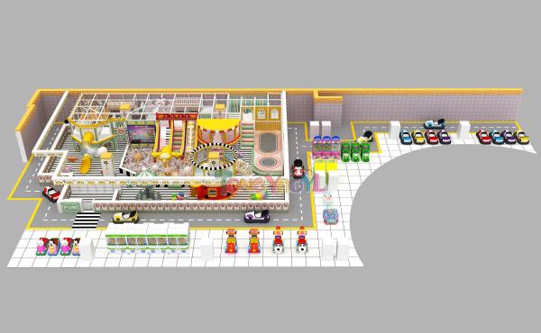 Buy cheap 629 Squares Childrens Indoor Play Ground Multi Event Indoor Play Place Equipment from wholesalers