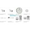 Buy cheap Disposable corn starch plates, biodegradable corn starch food container, biobased food tray from wholesalers