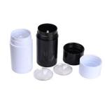 Round Twist Up Salve Plastic Deodorant Tubes Container 30g 50g 75g Clear Empty