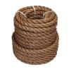 Buy cheap Natural Brown 12mm Jute Rope 3 Ply Twist Jute Manila Rope for Packaging Length 100yard from wholesalers
