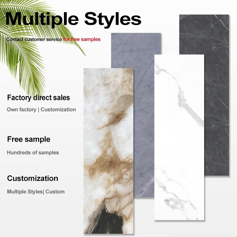 Modern High Gloss Marble Sheet Panel Luxury Wall Decoration Bamboo Crystal Board