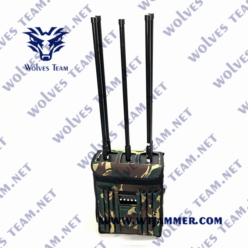 8543709200 80w 50 Meters Backpack Signal Jammer
