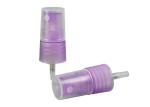 Transparent Purple Perfume Pump Sprayer 18/410 Half Cover Custom Tube Length