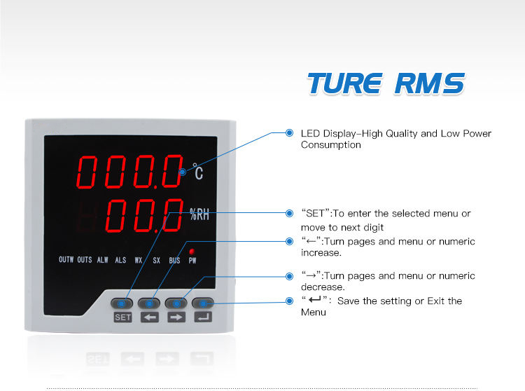 WSK-0303 Green house Incubator Digital Thermometer Temperature and Humidity Controller