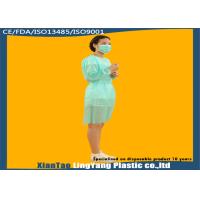 Buy cheap Customized Disposable Protective Gowns , Plastic Isolation Gowns Eco Friendly product