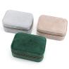 Buy cheap Wedding Velvet Travel Ring Box for Han Hong Couple Necklace Jewelry Storage from wholesalers