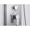 Buy cheap ROVATE Nickel Brushed Rain Shower Panel Round Shape For Indoor Shower Room from wholesalers