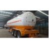 Buy cheap 3 Axle 49.8 CBM Liquid Petroleum Gas Tank Trailer LPG Gas Tank from wholesalers