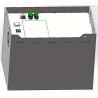 Buy cheap 48V300Ah Forklift Battery Cell Replacement 985mmx462mmx650mm from wholesalers