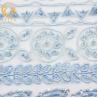Buy cheap African Pale Blue 3D Embroidery Lace Fabric Handmade For Party Dresses from wholesalers