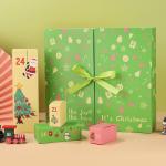 Custom Product Packaging Boxes Open Door Magnetic Xmas Cardboard Gift Boxes