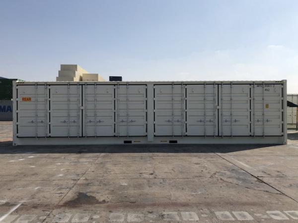 Buy cheap Wooden Floor Side Opening Shipping Container 40ft High Cube Optional Size from wholesalers