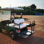 Green Color Mobility Chariot Road Legal 4 Seater Golf Cart 2000w 4 Wheel Dual
