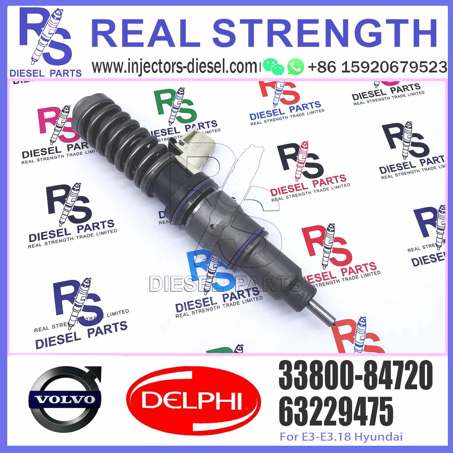 63229476 Diesel Fuel Injector 63229475 33800-82700 63229476 33800-84720 63229467 33800-84830 63229473 63229474