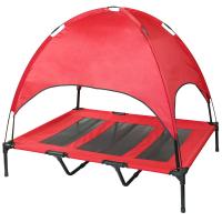 Buy cheap 600D 30in Raised Canopy Dog Bed Moisture Proof Portable product