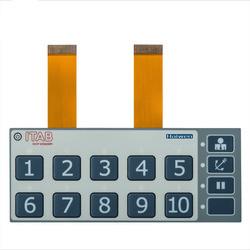 Buy cheap Emboss Buttons Waterproof Flexible Membrane Switches with LED from wholesalers
