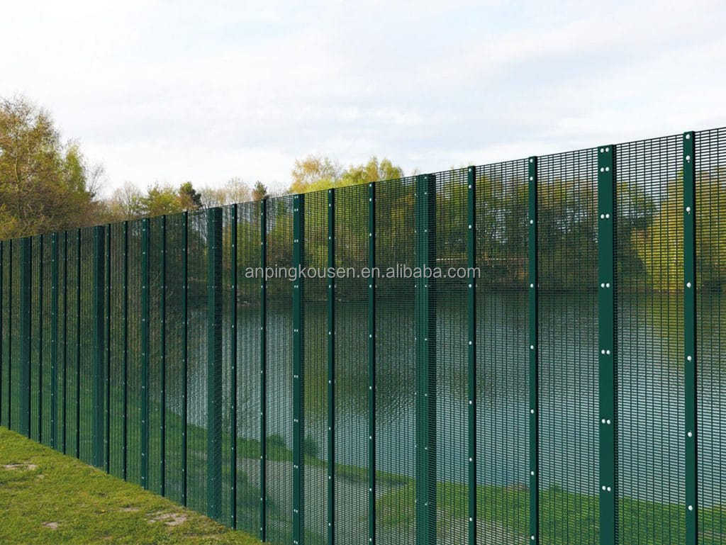 Metal Garden Fence Galvanized and Powder Coated 358 Security Fence Waterproof Fencing