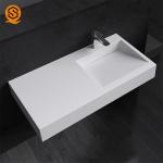Buy cheap OEM ODM Solid Surface Wash Basin Wall Hung Lavabo Wash Basin from wholesalers