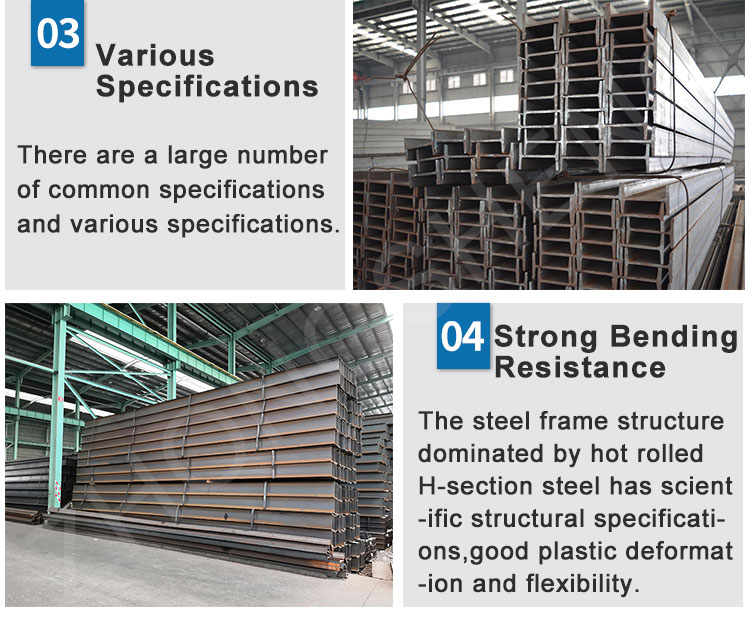 Non-Alloy H beam ASTM A36 A992 Hot rolled welding Universal beam Q235B Q345E I beam 16MN channel steel Galvanized H steel Structure steel 6-12m