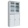 Buy cheap Sliding Door Steel Filing 1850*850*400 Light Grey RAL7035 Knock Down Steel Stationery Cupboard from wholesalers