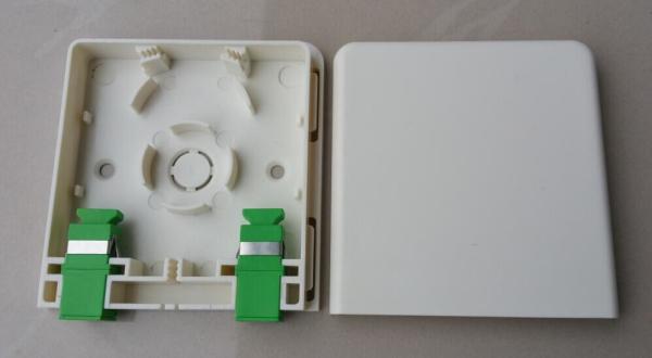 Buy cheap ABS Fibre Optic Faceplate 2 Port For Telecommunication Networks from wholesalers