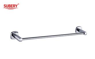 Buy cheap Brass Single Towel Bar Holder Bathroom Accessories Chrome OEM Brass Base Square With Curve from wholesalers