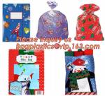 Set of 3 60"x72" Christmas Gift Bags Jumbo/Giant Bike Bag,LDPE christmas red