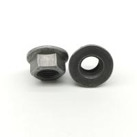 Buy cheap ISO 4161 Self Color Hex Flange Nut M10 Coarse Full Thread C45 product