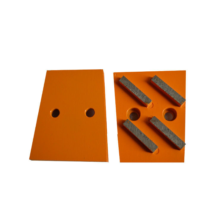 4 Segment Diamond Grinding Tools Wedge Block For Terrazzo / Granite Floor