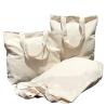 Buy cheap Reusable Cotton Canvas Shopping Bags , Foldable Blank Canvas Tote Bags from wholesalers