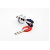 Buy cheap 36mm Head Diamete Cabinet Drawer Locks Brass Disc Safety Hidden from wholesalers