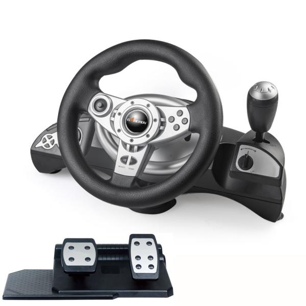 Buy cheap Universal Wired Video Game Steering Wheel Compatible with PS3/PS2/PC from wholesalers