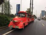 Regent Style Mini Electric Trackless Train With 42 Seats DC Motor Fashion Design